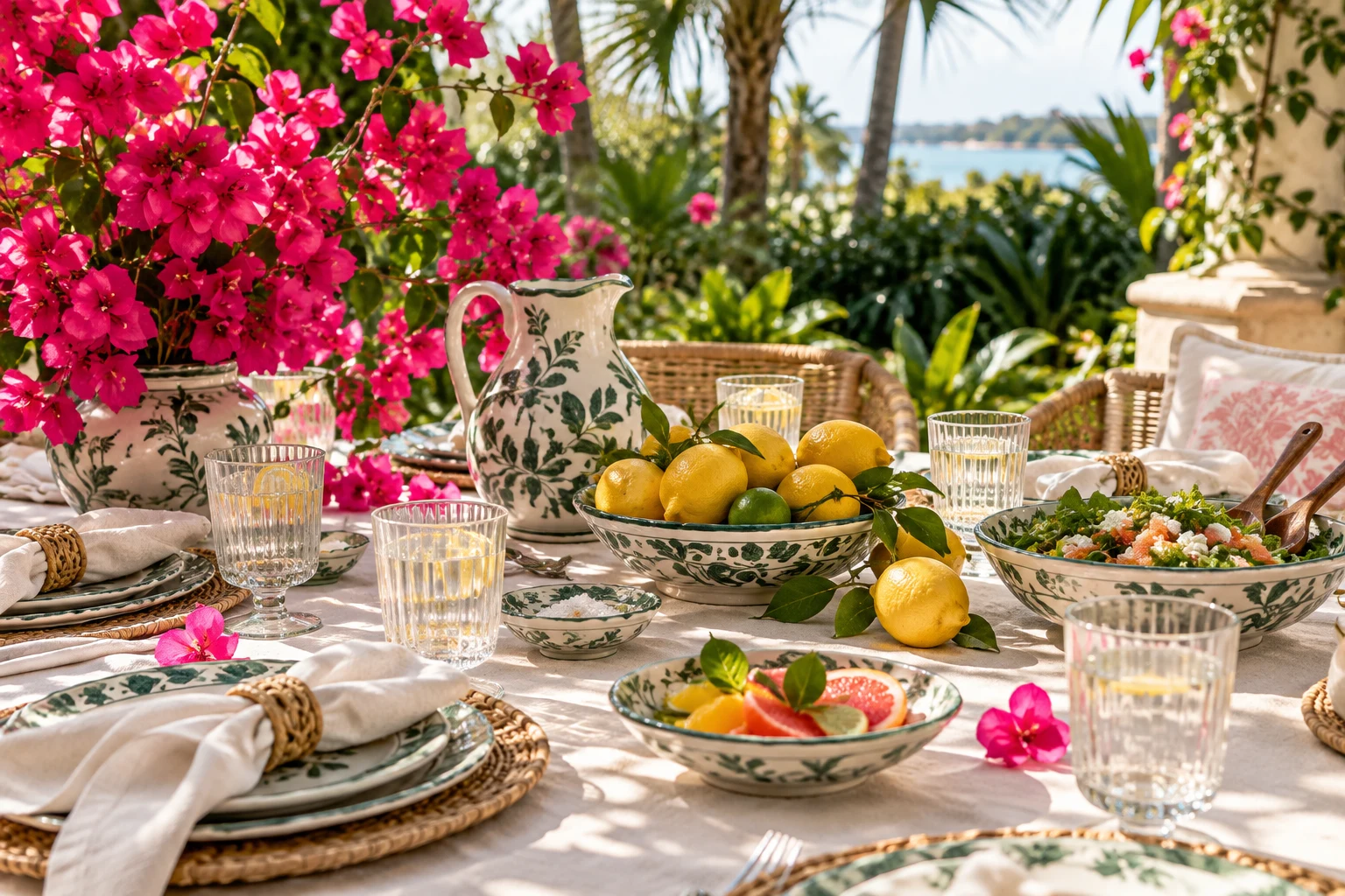 A beautiful dinner. A host who gets to enjoy it.